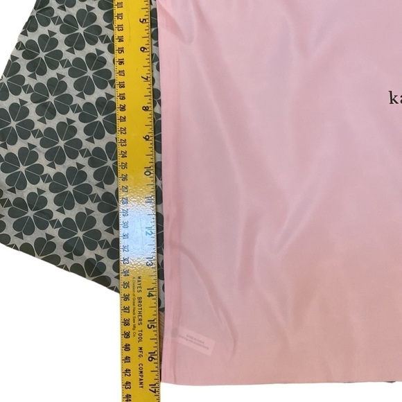 Kate Spade satin 18” x 17” drawstring dust bag - Picture 4 of 6